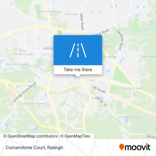 Cornerstone Court map