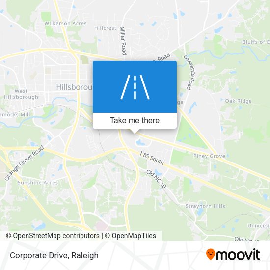 Mapa de Corporate Drive