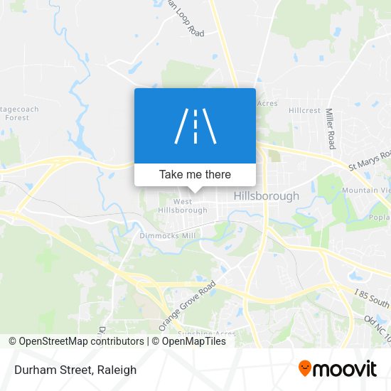 Mapa de Durham Street