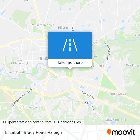 Elizabeth Brady Road map