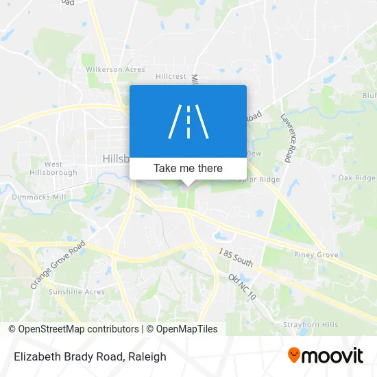 Elizabeth Brady Road map