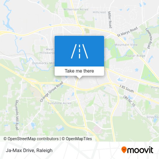 Mapa de Ja-Max Drive