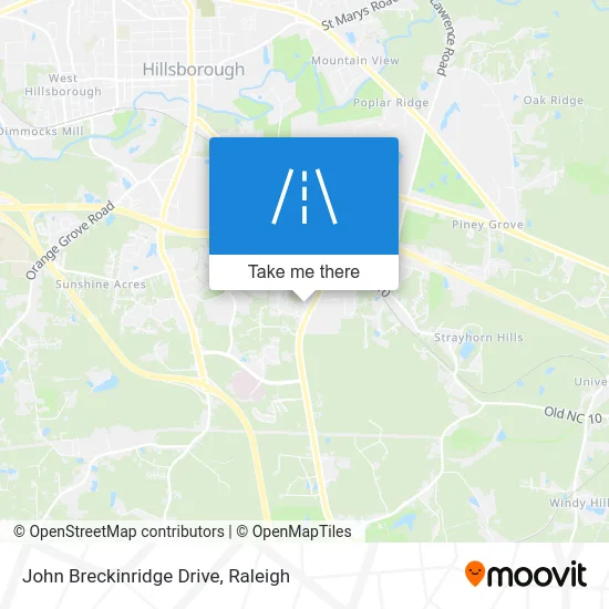 John Breckinridge Drive map