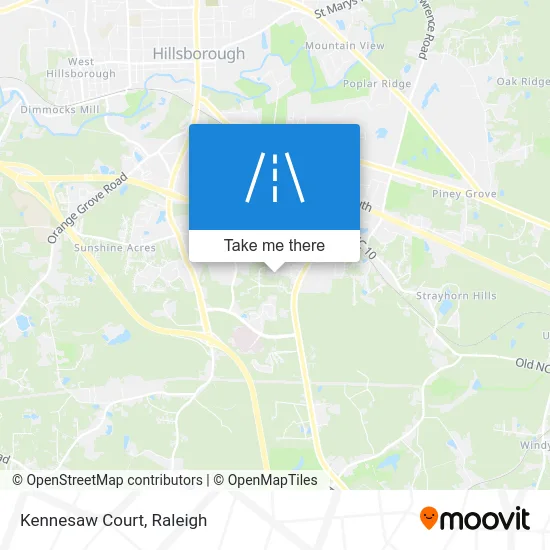 Kennesaw Court map