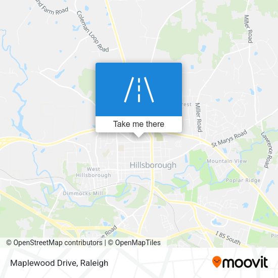 Mapa de Maplewood Drive