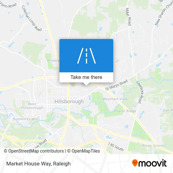 Market House Way map