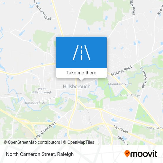 North Cameron Street map