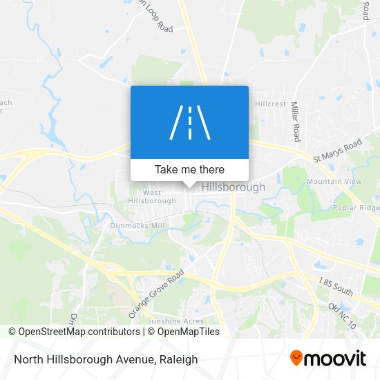 Mapa de North Hillsborough Avenue