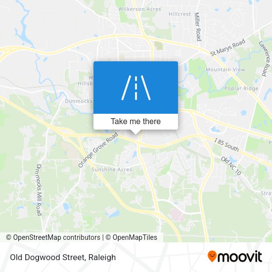 Mapa de Old Dogwood Street