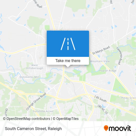 South Cameron Street map