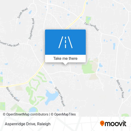 Mapa de Aspenridge Drive