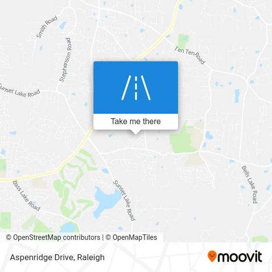 Aspenridge Drive map