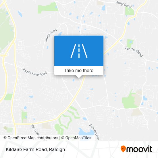 Mapa de Kildaire Farm Road
