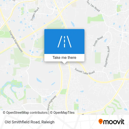 Old Smithfield Road map