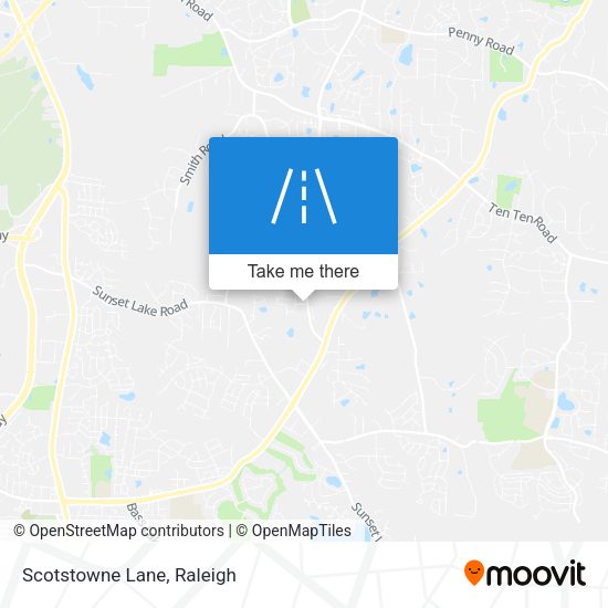 Mapa de Scotstowne Lane