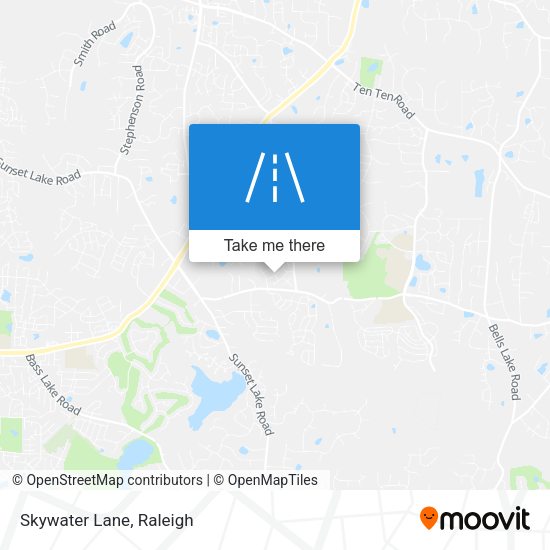 Mapa de Skywater Lane