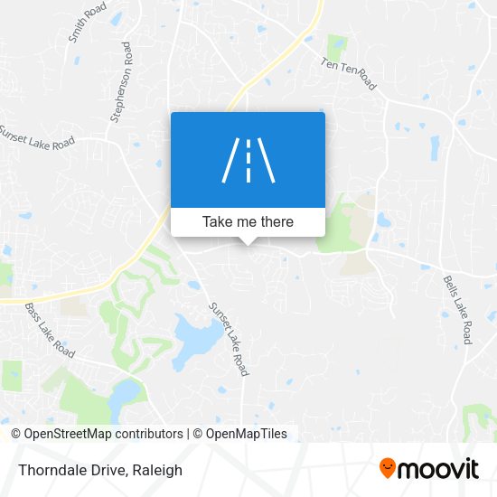 Mapa de Thorndale Drive