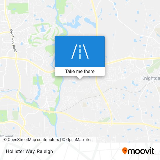 Mapa de Hollister Way