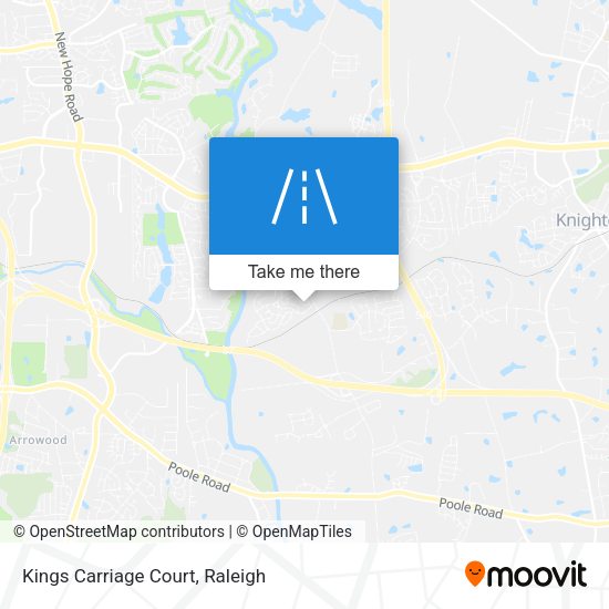 Mapa de Kings Carriage Court