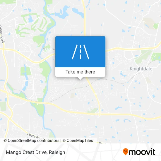 Mango Crest Drive map