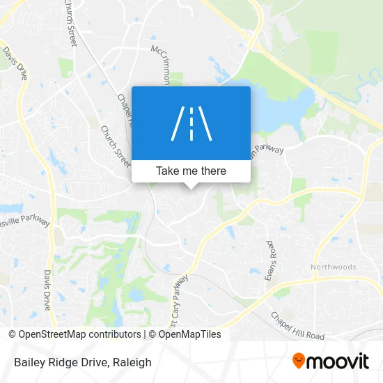 Bailey Ridge Drive map