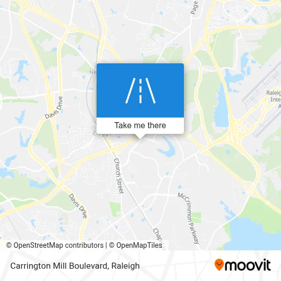 Carrington Mill Boulevard map