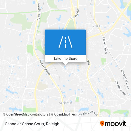 Chandler Chase Court map
