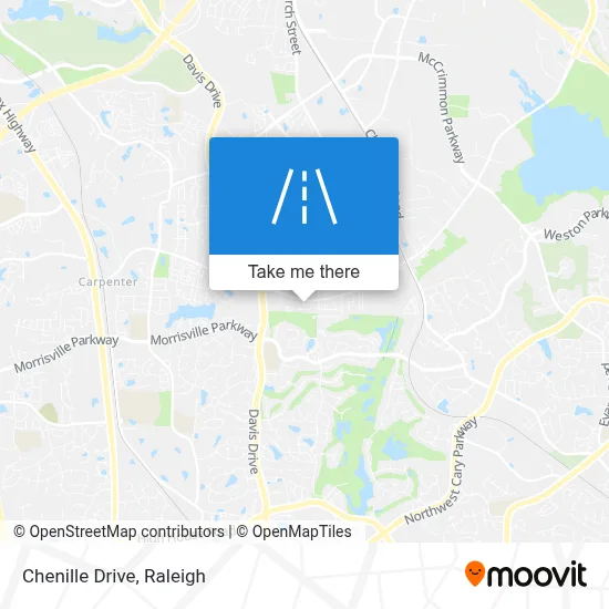 Chenille Drive map