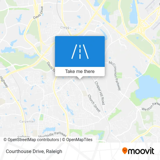 Courthouse Drive map