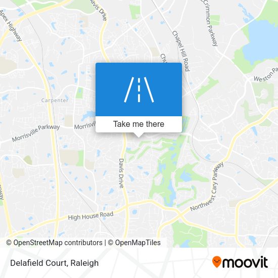 Mapa de Delafield Court