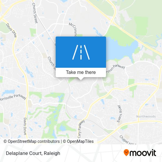 Mapa de Delaplane Court
