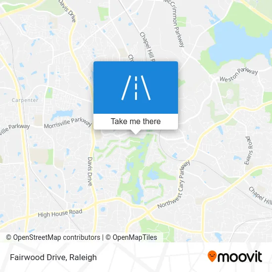 Fairwood Drive map