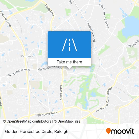 Golden Horseshoe Circle map