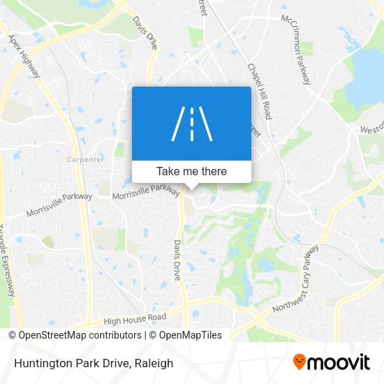 Huntington Park Drive map
