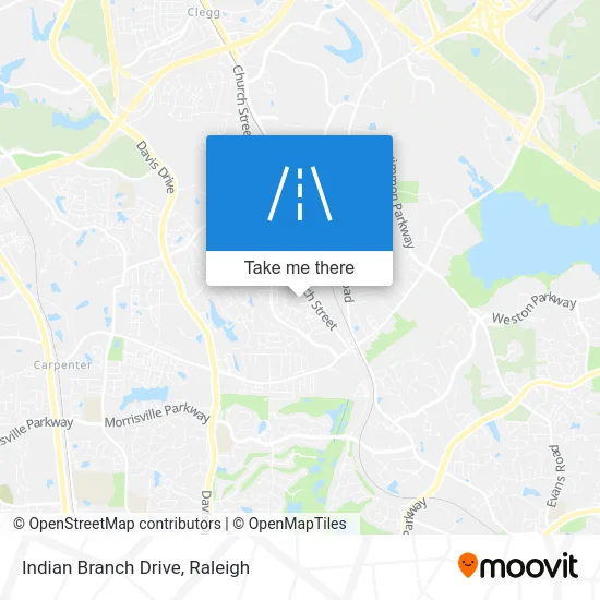 Indian Branch Drive map