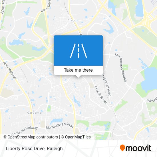 Mapa de Liberty Rose Drive