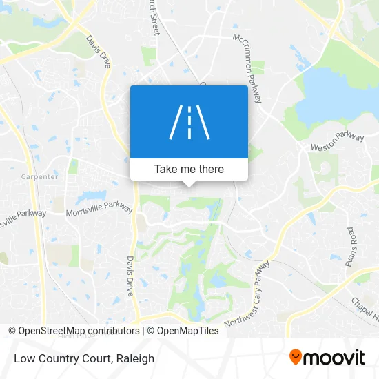 Low Country Court map