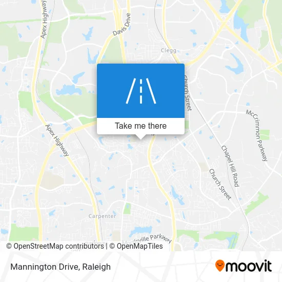 Mannington Drive map