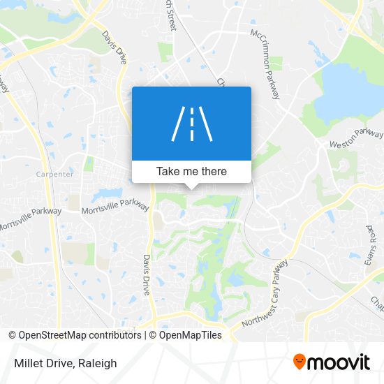Mapa de Millet Drive