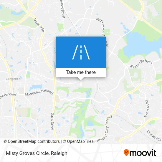 Misty Groves Circle map