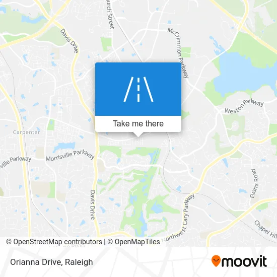 Orianna Drive map