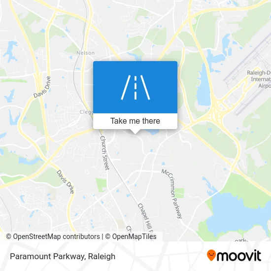 Paramount Parkway map