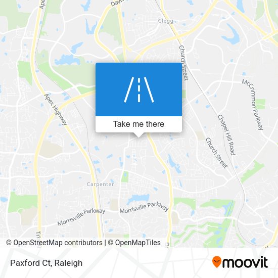 Mapa de Paxford Ct