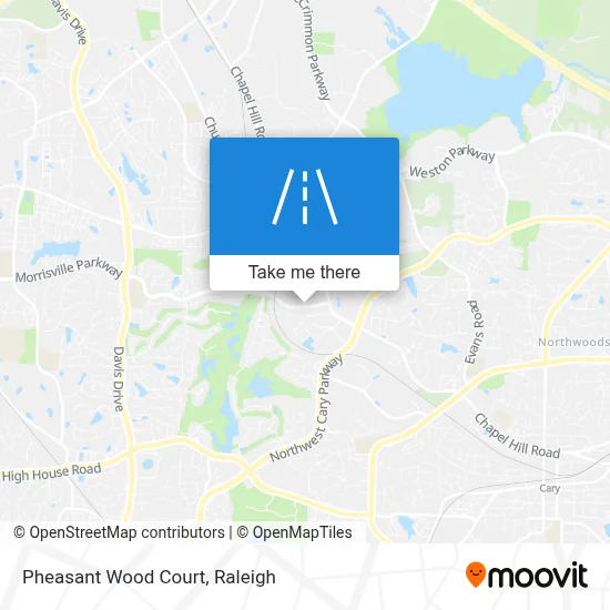 Pheasant Wood Court map