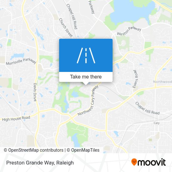 Mapa de Preston Grande Way
