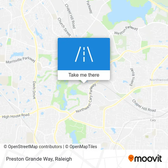 Preston Grande Way map