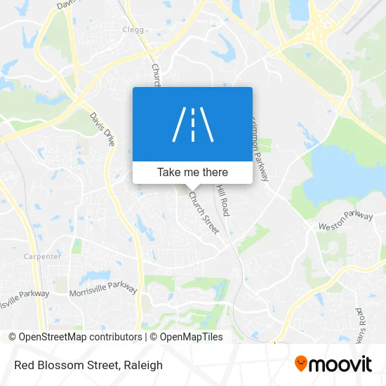 Red Blossom Street map