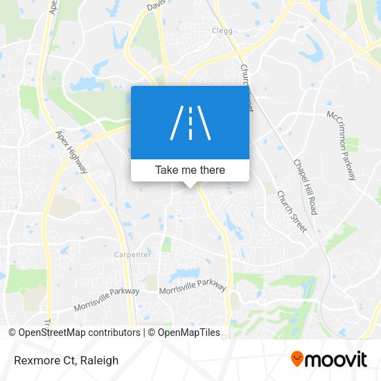 Rexmore Ct map