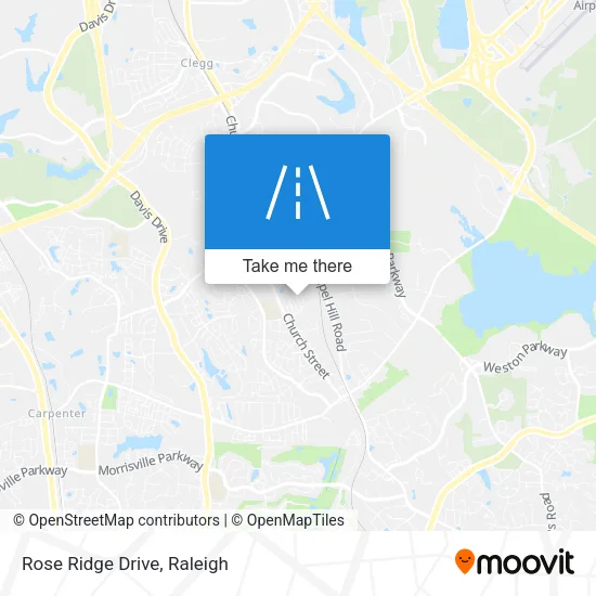 Rose Ridge Drive map