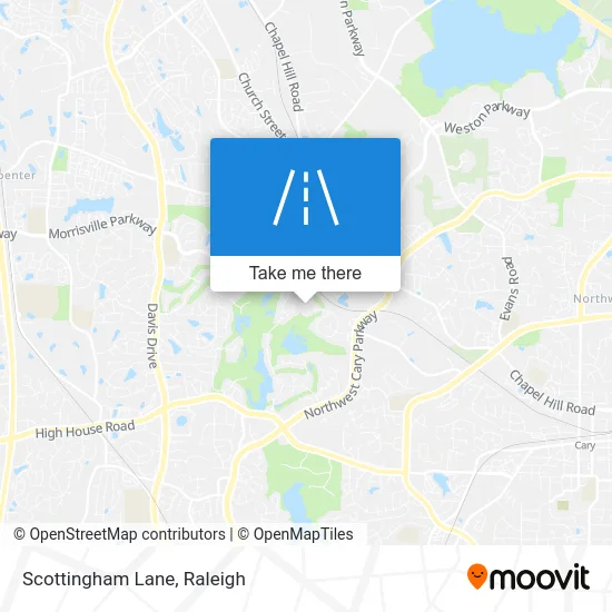 Scottingham Lane map
